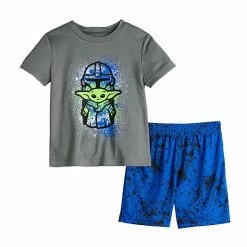 Toddler Boy Jumping Beans® The Mandalorian Active Graphic Tee & Shorts Set