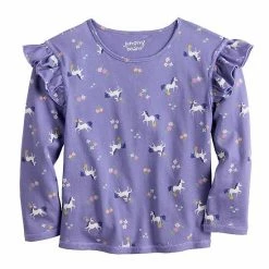 Girls 4-12 Jumping Beans® Adaptive Sensory Friendly Ruffle Shoulder Long Sleeve Tee Purple 9 Girls 4-12 Jumping Beans® Adaptive Sensory Friendly Ruffle Shoulder Long Sleeve Tee Purple -Jumping Beans shop unnamed file 3078