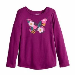 Girls 4-12 Jumping Beans® Adaptive Long Sleeve Graphic Tee Pink Dog -Jumping Beans shop unnamed file 3097
