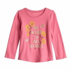Girls 4-12 Jumping Beans® Adaptive Long Sleeve Graphic Tee Pink Dog -Jumping Beans shop unnamed file 3099