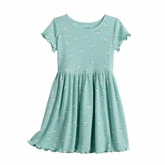 Toddler Girl Jumping Beans® Short Sleeve Ribbed Skater Dress Ditsy Floral Mint Toddler Girl Jumping Beans® Short Sleeve Ribbed Skater Dress Ditsy Floral Mint -Jumping Beans shop unnamed file 3130