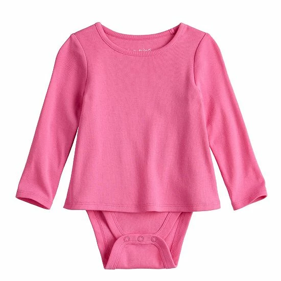 Toddler Girl Jumping Beans® Physical Adaptive Double-Layer Bodysuit Gray 6 Toddler Girl Jumping Beans® Physical Adaptive Double-Layer Bodysuit Gray - Image 6