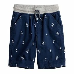 Boys 4-12 Jumping Beans® Allover Print Tropical Twill Shorts