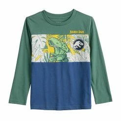 Boys 4-12 Jumping Beans® Jurassic World T-Rex Colorblock Long Sleeve Tee
