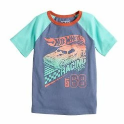 Boys 4-12 Jumping Beans® Hot Wheels "Racing Team" Short Raglan Sleeve Graphic Tee