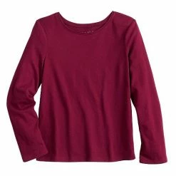 Girls 4-12 Jumping Beans® Long-Sleeve Basic Tee Purple -Jumping Beans shop unnamed file 321