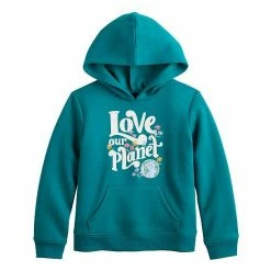Girls 4-12 Jumping Beans® Core Fleece Pullover Hoodie Teal