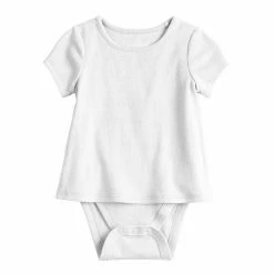 Baby Girl Jumping Beans® Adaptive Abdominal Access T-Shirt Romper Pink -Jumping Beans shop unnamed file 3248