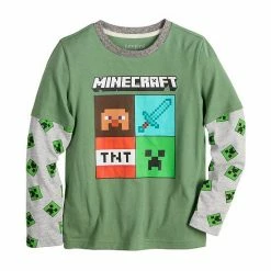 Boys 4-12 Jumping Beans® Minecraft Graphic Skater Tee
