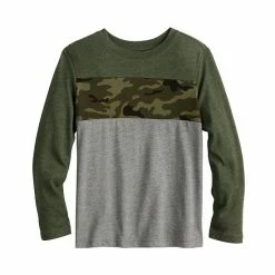 Boys 4-8 Jumping Beans® Colorblock Long Sleeve Tee Navy Gold 4 Boys 4-8 Jumping Beans® Colorblock Long Sleeve Tee Navy Gold -Jumping Beans shop unnamed file 3355