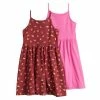 Girls 4-12 Jumping Beans® 2-Pack Spaghetti Strap Tank Dresses Candy Brown