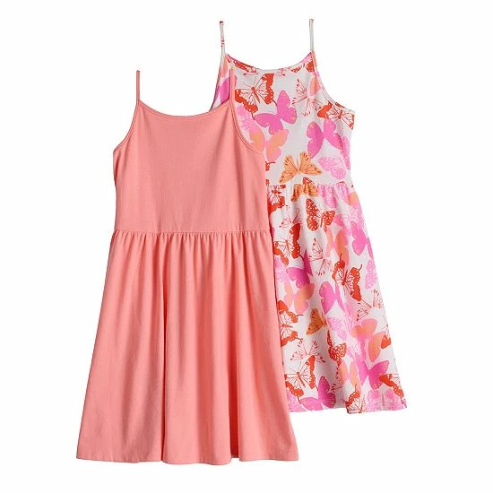 Girls 4-12 Jumping Beans® 2-Pack Spaghetti Strap Tank Dresses Candy Brown Girls 4-12 Jumping Beans® 2-Pack Spaghetti Strap Tank Dresses Candy Brown -Jumping Beans shop unnamed file 3369