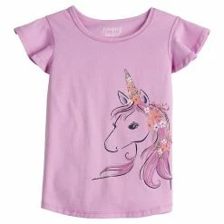 Girls 4-12 Jumping Beans® Sensory Adaptive Flutter Tee Cheetah Peach -Jumping Beans shop unnamed file 3395