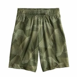 Boys 4-12 Jumping Beans® Active Printed Shorts Digi Lime