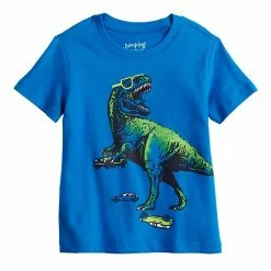 Toddler Boy / Boys 4-12 Jumping Beans® Adaptive Double-Layer Graphic Tee Blue Dino -Jumping Beans shop unnamed file 3447