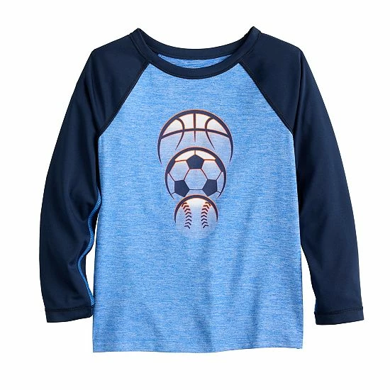 Toddler Boy Jumping Beans® Sportsball Adaptive Sensory Friendly Raglan Sleeve Active Graphic Tee 1 Toddler Boy Jumping Beans® Sportsball Adaptive Sensory Friendly Raglan Sleeve Active Graphic Tee
