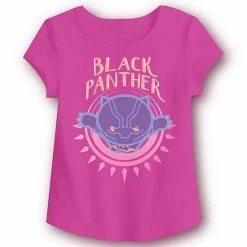 Girls 4-12 Jumping Beans® Short-Sleeve Black Panther Tee