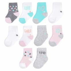 Baby Girl Jumping Beans® 10-pk. Sweets Crew Socks