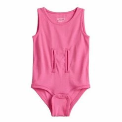Girls 4-12 Jumping Beans® Adaptive Ribbed Tank Top Bodysuit White -Jumping Beans shop unnamed file 3534