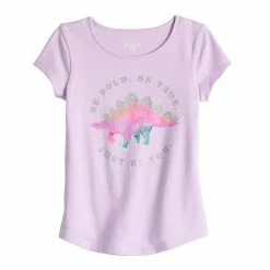 Girls 4-12 Jumping Beans® Physical Adaptive Double-Layer Tee Purple Dino -Jumping Beans shop unnamed file 3572