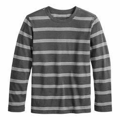 Kids 4-12 Jumping Beans® Striped Tee Murky Gray -Jumping Beans shop unnamed file 365