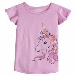 Toddler Girl Jumping Beans® Sensory Adaptive Flutter Tee Cheetah Peach -Jumping Beans shop unnamed file 3652
