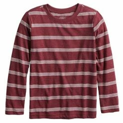 Kids 4-12 Jumping Beans® Striped Tee Murky Gray -Jumping Beans shop unnamed file 366