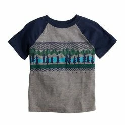 Toddler Boy Jumping Beans® Stripe Raglan Graphic Tee