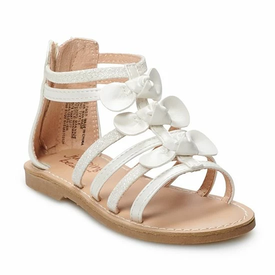 Jumping Beans® Bow Toddler Gladiator Sandals Silver 8 Jumping Beans® Bow Toddler Gladiator Sandals Silver - Image 8
