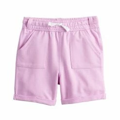 Toddler Girl Jumping Beans® Adaptive Sensory Friendly, Easy Dressing, & Seated Comfort French Terry Bermuda Shorts Melrose Pink -Jumping Beans shop unnamed file 3772