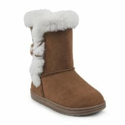 Jumping BeansĀ® Noraa Toddler Girls' Faux-Fur Winter Boots Rainbow Stars