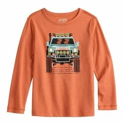 Boys 4-12 Jumping BeansĀ® Adaptive Sensory Friendly Long Sleeve Monster Truck Graphic Tee