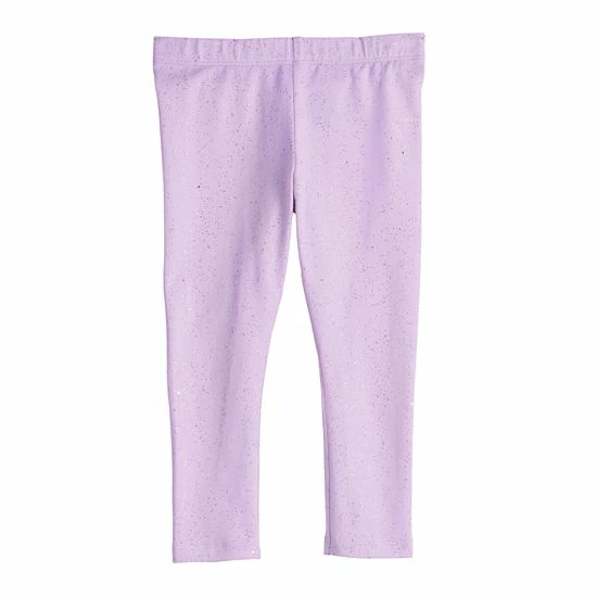 Toddler Girl Jumping Beans® Glitter Leggings Light Pink 3 Toddler Girl Jumping Beans® Glitter Leggings Light Pink - Image 3