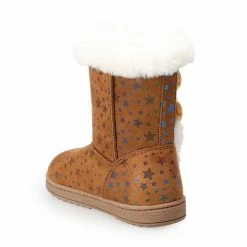 Jumping Beans® Noraa Toddler Girls' Faux-Fur Winter Boots Rainbow Stars -Jumping Beans shop unnamed file 383