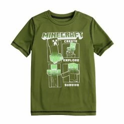 Boys 4-12 Jumping Beans® Minecraft "Create, Explore, Survive" Active Graphic Tee