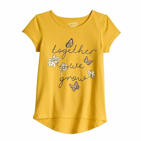 Girls 4-12 Jumping Beans® Adaptive Sensory Friendly High-Low Hem Graphic Tee Yellow Girls 4-12 Jumping Beans® Adaptive Sensory Friendly High-Low Hem Graphic Tee Yellow -Jumping Beans shop unnamed file 3844