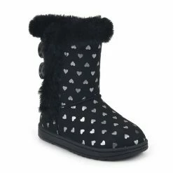 Jumping Beans® Noraa Toddler Girls' Faux-Fur Winter Boots Rainbow Stars -Jumping Beans shop unnamed file 387