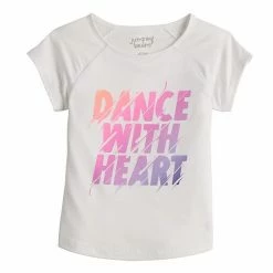 Toddler Girl Jumping Beans® Adaptive Sensory & Abdominal Access Graphic Tee Butterfly Navy