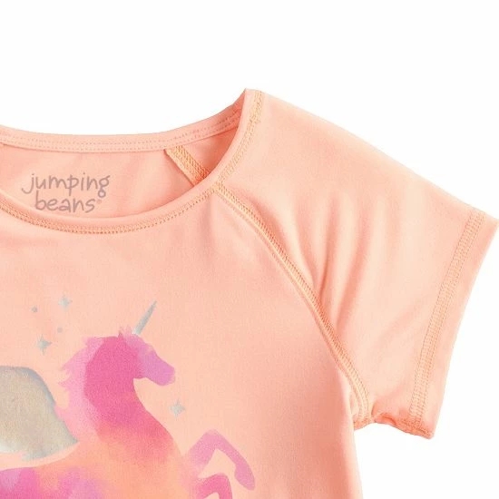 Toddler Girl Jumping Beans® Adaptive Sensory & Abdominal Access Graphic Tee Butterfly Navy 2 Toddler Girl Jumping Beans® Adaptive Sensory & Abdominal Access Graphic Tee Butterfly Navy - Image 2