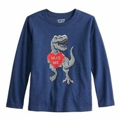 Boys 4-12 Jumping BeansĀ® Valentine's Day Graphic Tee Dino Navy