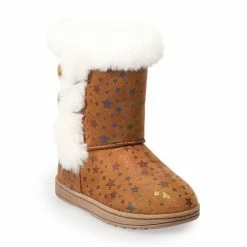 Jumping Beans® Noraa Toddler Girls' Faux-Fur Winter Boots Rainbow Stars -Jumping Beans shop unnamed file 392