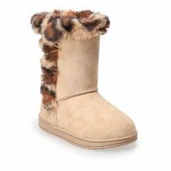 Jumping Beans® Noraa Toddler Girls' Faux-Fur Winter Boots Rainbow Stars -Jumping Beans shop unnamed file 393