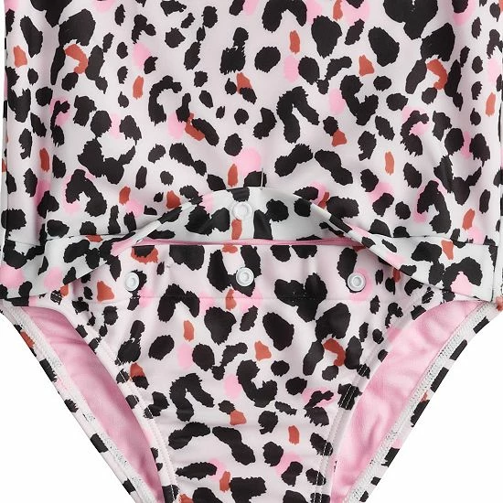 Toddler Girl Jumping Beans® Adaptive Easy Dressing One-Piece Swimsuit Multi Color 2 Toddler Girl Jumping Beans® Adaptive Easy Dressing One-Piece Swimsuit Multi Color - Image 2