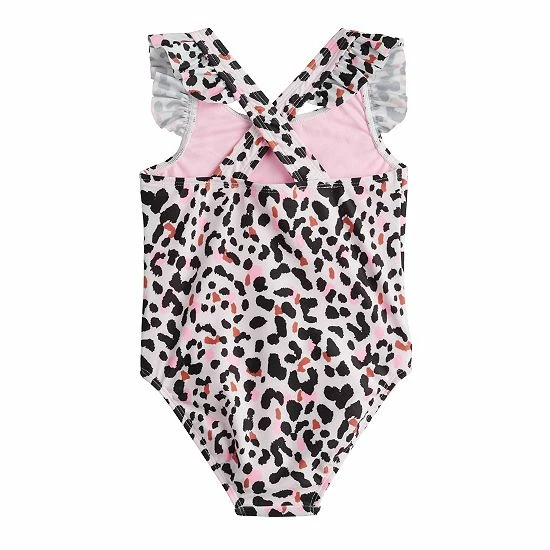 Toddler Girl Jumping Beans® Adaptive Easy Dressing One-Piece Swimsuit Multi Color 3 Toddler Girl Jumping Beans® Adaptive Easy Dressing One-Piece Swimsuit Multi Color - Image 3