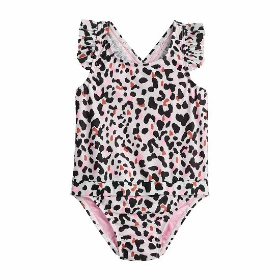 Toddler Girl Jumping Beans® Adaptive Easy Dressing One-Piece Swimsuit Multi Color 5 Toddler Girl Jumping Beans® Adaptive Easy Dressing One-Piece Swimsuit Multi Color - Image 5