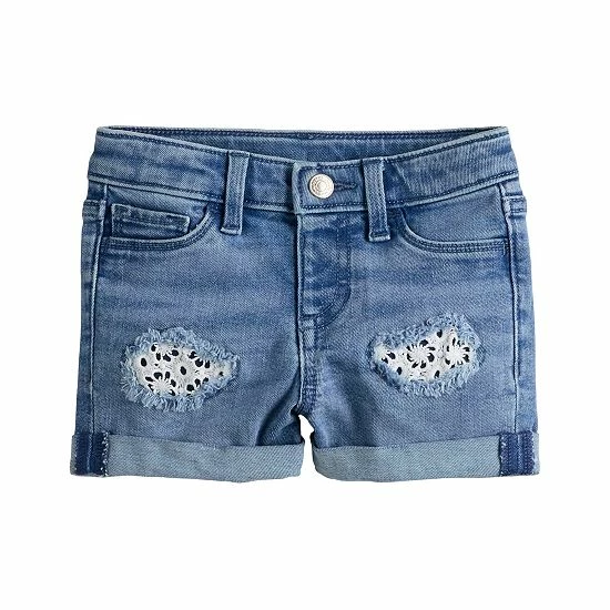 Toddler Girl Jumping Beans® Crochet Denim Shorts Toddler Girl Jumping Beans® Crochet Denim Shorts -Jumping Beans shop unnamed file 4002