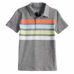 Toddler Boy Jumping BeansĀ® Short Sleeve Adaptive Sensory & Seated Comfort Polo