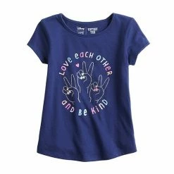 Toddler Girl Jumping Beans® Physical Adaptive Double-Layer Tee Unicorn Pink -Jumping Beans shop unnamed file 4109