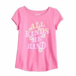 Toddler Girl Jumping Beans® Physical Adaptive Double-Layer Tee Unicorn Pink -Jumping Beans shop unnamed file 4113