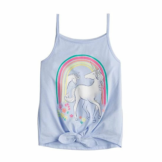 Girls 4-12 Jumping Beans® Physical Adaptive Knot-Front Camisole Unicorn Rainbow Girls 4-12 Jumping Beans® Physical Adaptive Knot-Front Camisole Unicorn Rainbow -Jumping Beans shop unnamed file 4114